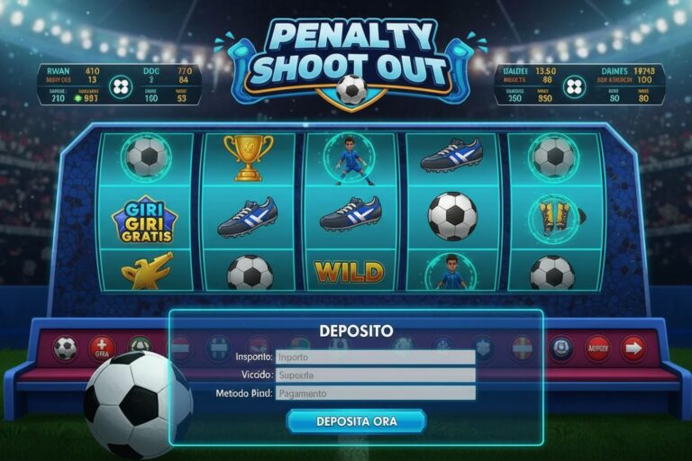 Interfaccia del casinò che mostra Welcome Bonus con Free Spins e Match Bonus