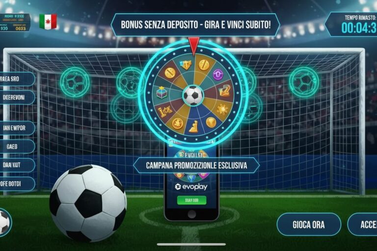 Bonus senza deposito evidenziato in un’interfaccia promozionale